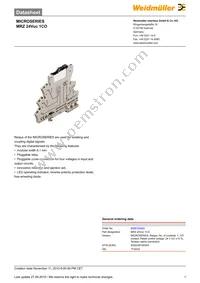 8556120000 Datasheet Cover