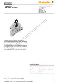 8561760000 Datasheet Cover