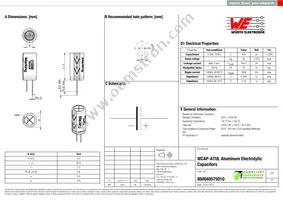 860040575010 Datasheet Cover