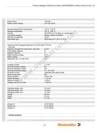 8607370000 Datasheet Page 2