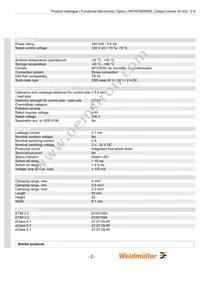 8607700000 Datasheet Page 2