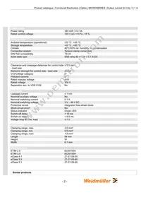 8607730000 Datasheet Page 2