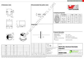 865060143005 Datasheet Cover