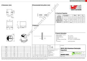 865090140003 Datasheet Cover