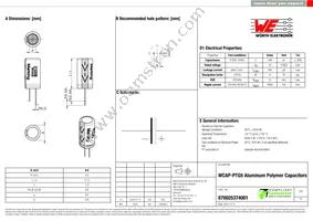 870025374001 Datasheet Cover