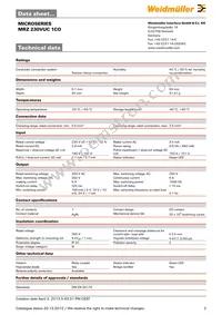 8825980000 Datasheet Page 2