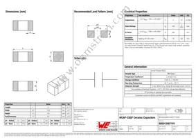 885012007101 Datasheet Cover