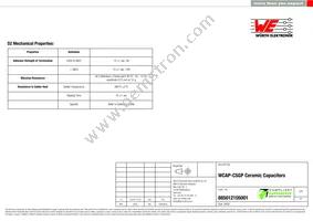 885012105001 Datasheet Page 2