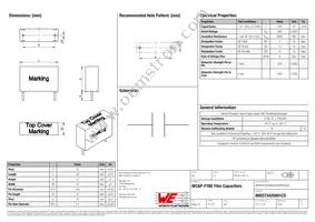 890273425001CS Datasheet Cover