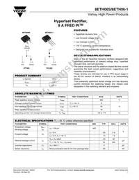 8ETH06S Datasheet Cover