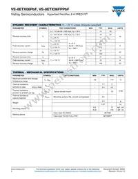 8ETX06FP Datasheet Page 2