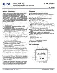 8T49N105ANLGI Datasheet Cover