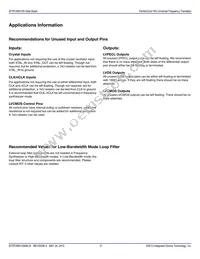 8T49N105ANLGI Datasheet Page 21