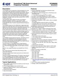 8T49N282C-999NLGI Datasheet Cover