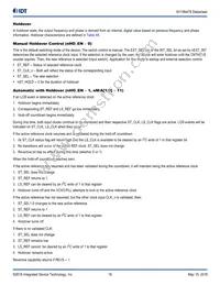 8V19N478BDGI Datasheet Page 18