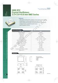 8WZ-32.768KDD-T Datasheet Cover
