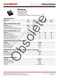 90CPV240 Datasheet Cover