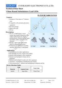 91-21SUBC/S400-A6/TR9 Datasheet Cover