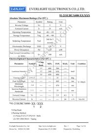 91-21SUBC/S400-A6/TR9 Datasheet Page 3