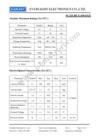 91-21UBC/C430/TR7 Datasheet Page 3