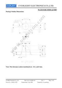 91-21UYOC/S530-A3/TR7 Datasheet Page 2