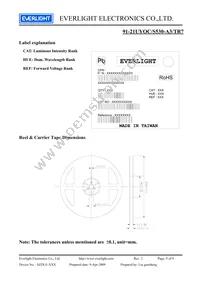 91-21UYOC/S530-A3/TR7 Datasheet Page 5