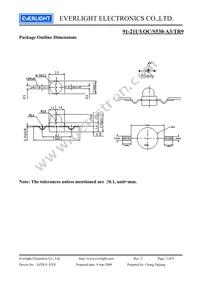 91-21UYOC/S530-A3/TR9 Datasheet Page 2