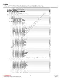 92HD99B3X5NDGIWCX8 Datasheet Page 4