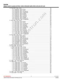 92HD99B3X5NDGIWCX8 Datasheet Page 5