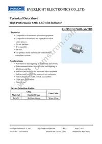 93-21SUGC/S400-A6/TR8 Datasheet Cover