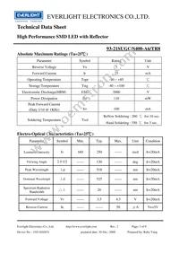 93-21SUGC/S400-A6/TR8 Datasheet Page 3