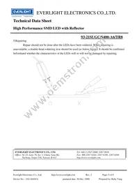 93-21SUGC/S400-A6/TR8 Datasheet Page 9