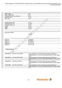 9400500000 Datasheet Page 2