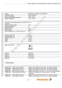 9406121001 Datasheet Page 2