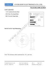 95-21SUBC/S400-A6/TR10 Datasheet Page 5