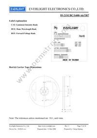 95-21SUBC/S400-A6/TR7 Datasheet Page 5