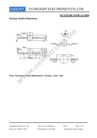 95-21SURC/S530-A3/TR9 Datasheet Page 2