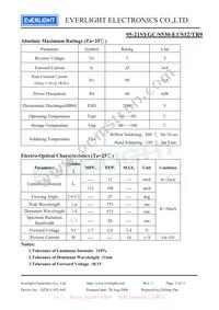 95-21SYGC/S530-E1/S12/TR9 Datasheet Page 3