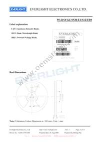 95-21SYGC/S530-E1/S12/TR9 Datasheet Page 5