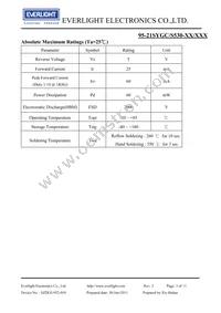 95-21SYGC/S530-E2/TR10 Datasheet Page 3