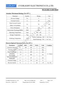 95-21UBC/C430/TR10 Datasheet Page 3