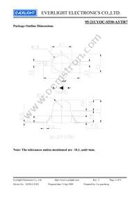 95-21UYOC/S530-A3/TR7 Datasheet Page 2