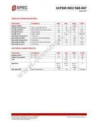 968-047 Datasheet Page 2