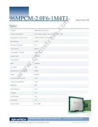 96MPCM-2.0F6-1M4T Datasheet Cover
