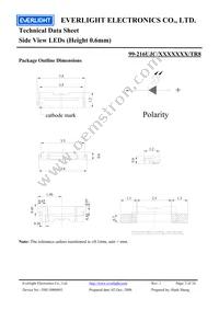 99-216UJC/3437300/TR8 Datasheet Page 2