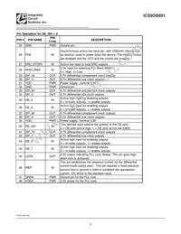 9DB801BGLFT Datasheet Page 3