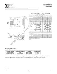 9EPRS475BGLFT Datasheet Page 19