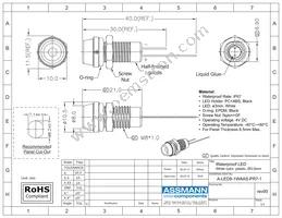 A-LED8-1WAAS-PR7-1-R Datasheet Cover