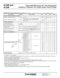 A1309LUA-9-T Datasheet Page 5