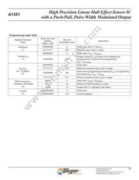 A1351KKTTN-T Datasheet Page 21